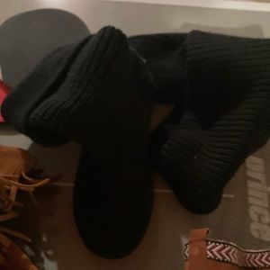 Black Crochet women’s Ugg’s